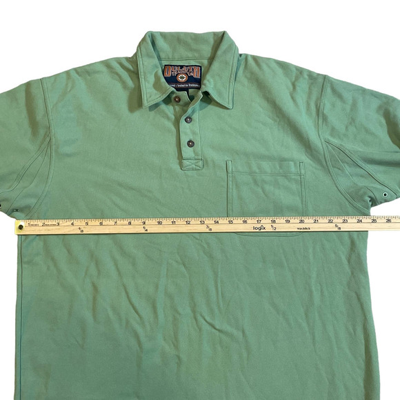 Mens Green‎ DULUTH Trading Co Active Polo Shirt sz Large - Picture 3 of 5